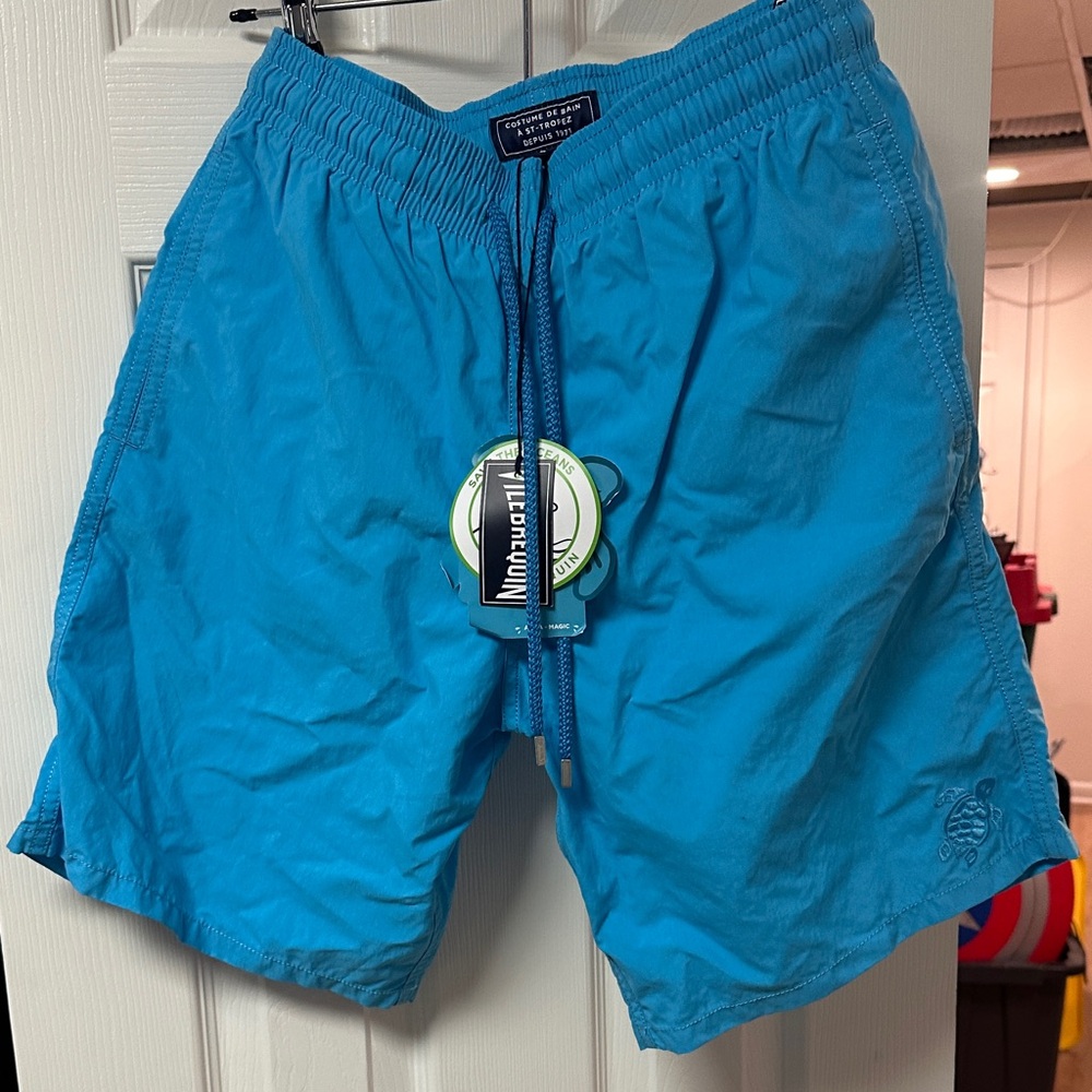 Vilebrequin Azure Blue Swim Trunks